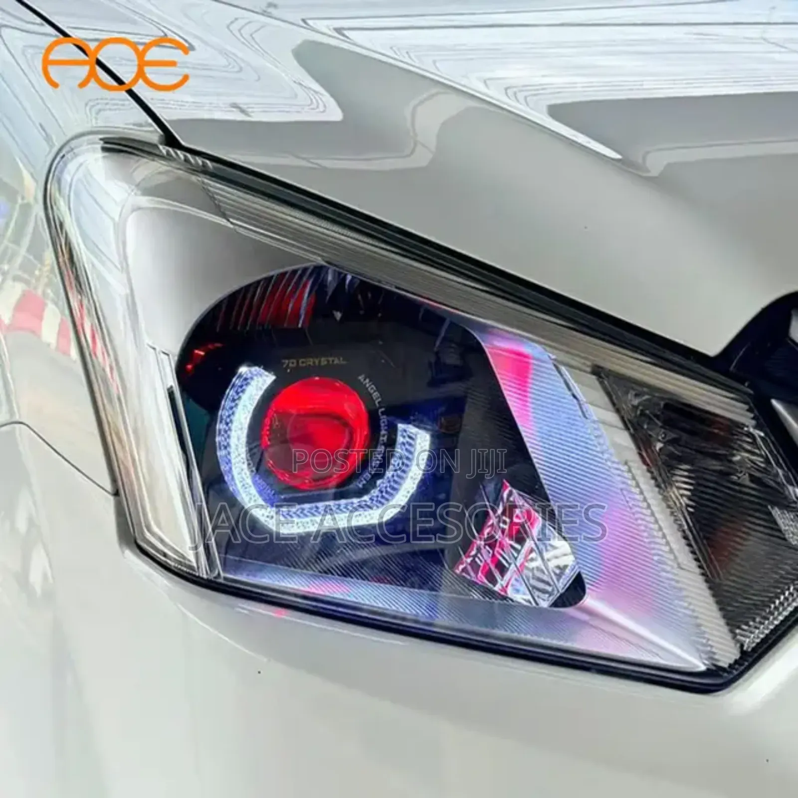 Car 5D I7 Glory Rings With Biled Projector