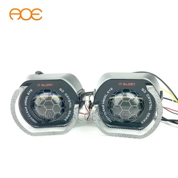 Car 5D I7 Glory Rings With Biled Projector - thumbnail 2