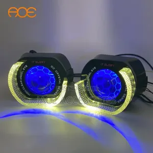 Car 5D I7 Glory Rings With Biled Projector