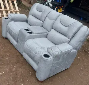 2 Seater Modern Semi Recliner Sofa