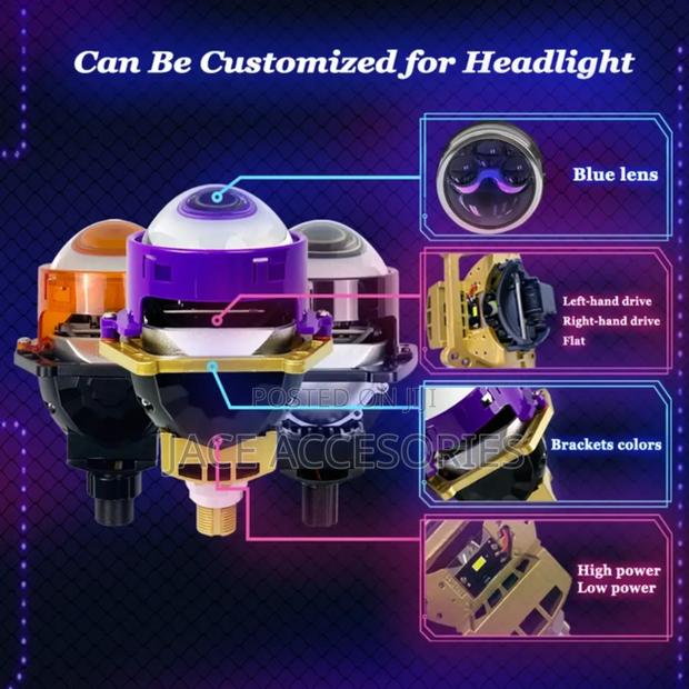 Universal Car Laser Biled Projectors - thumbnail 3