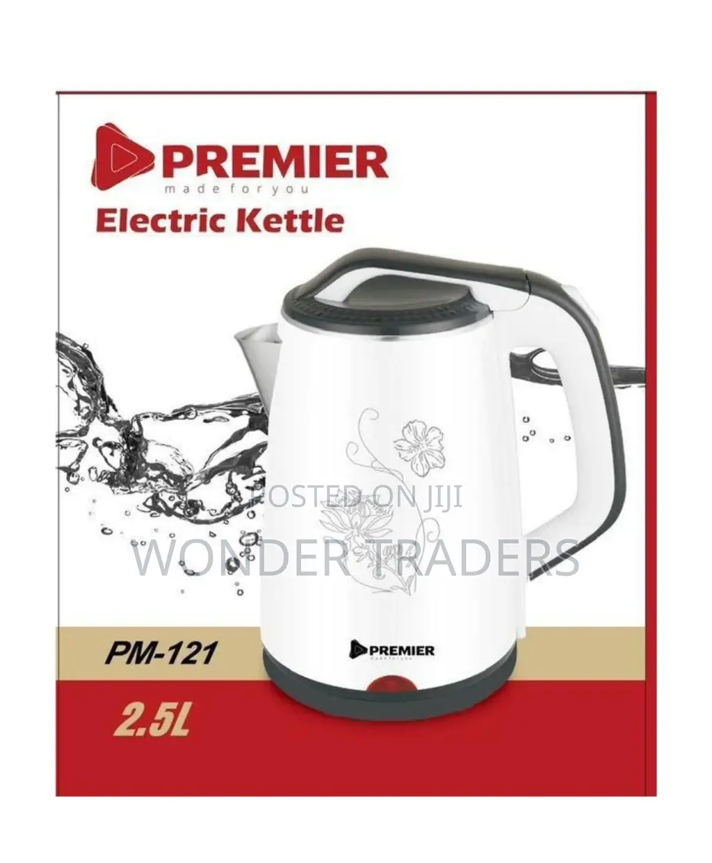 2.5 Litre Premier Electric Water Kettle