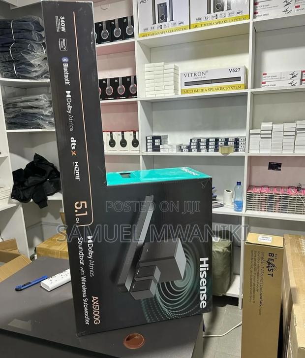 Hisense Soundbar 5.1CH 340W Wireless AX5100G - Dolby Atmos