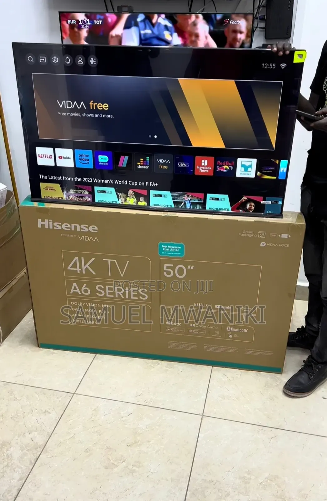 Hisense 50" Smart Uhd Frameless Tv A6 Series New Model