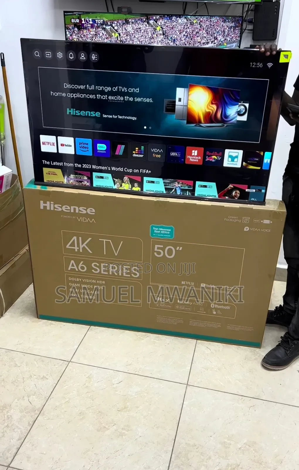 Hisense 50" Smart Uhd Frameless Tv A6 Series New Model