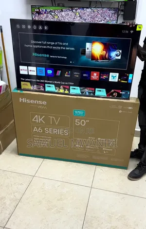 Hisense 50" Smart Uhd Frameless Tv A6 Series New Model