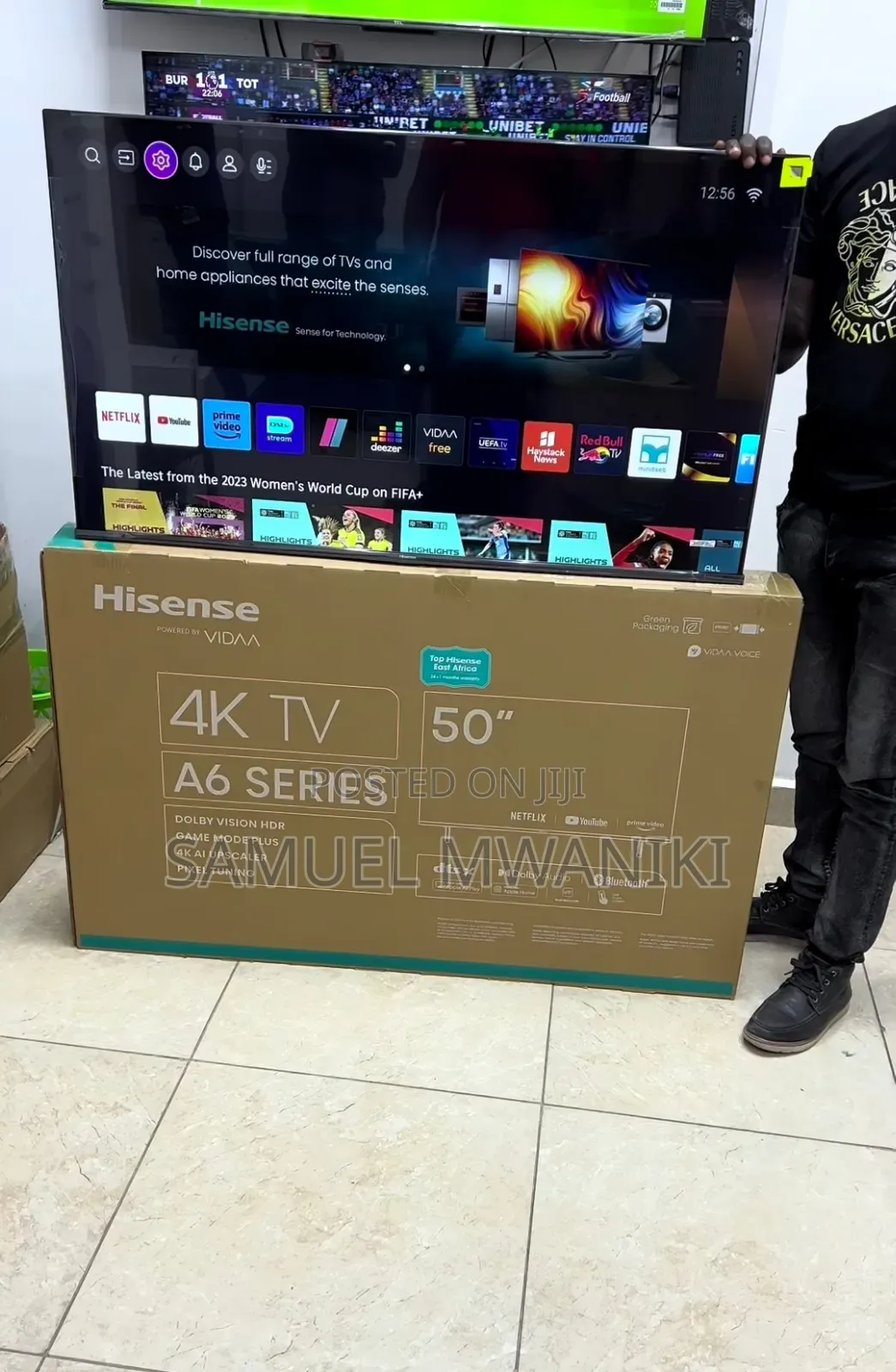 Hisense 50" Smart Uhd Frameless Tv A6 Series New Model