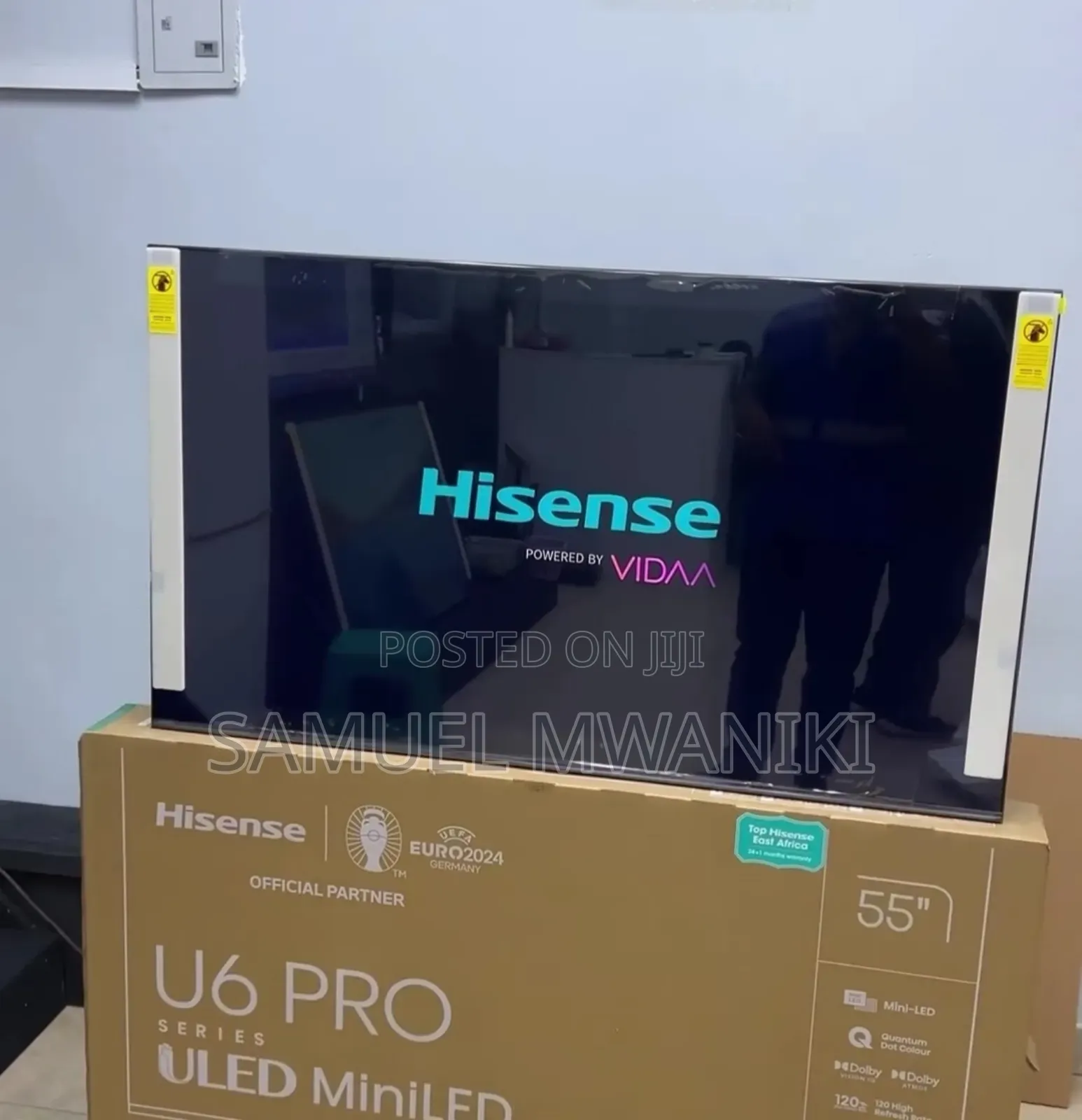 Hisense 55" U6 Mini Led Series Uled Smart Tv New Model