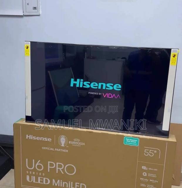 Hisense 55" U6 Mini Led Series Uled Smart Tv New Model
