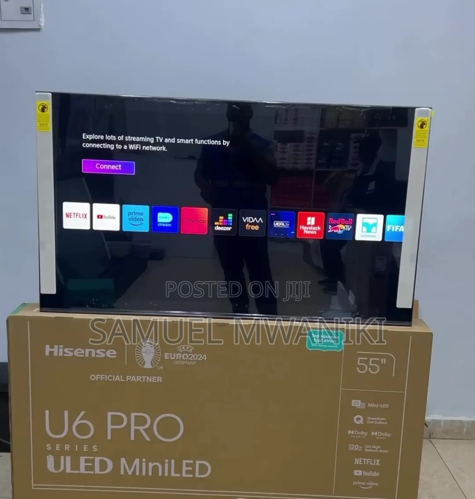 Hisense 55" U6 Mini Led Series Uled Smart Tv New Model