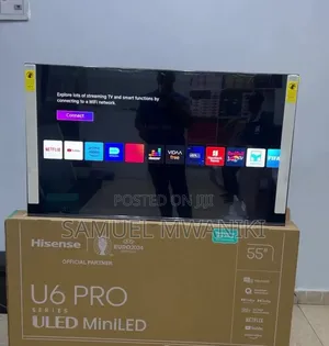 Hisense 55" U6 Mini Led Series Uled Smart Tv New Model