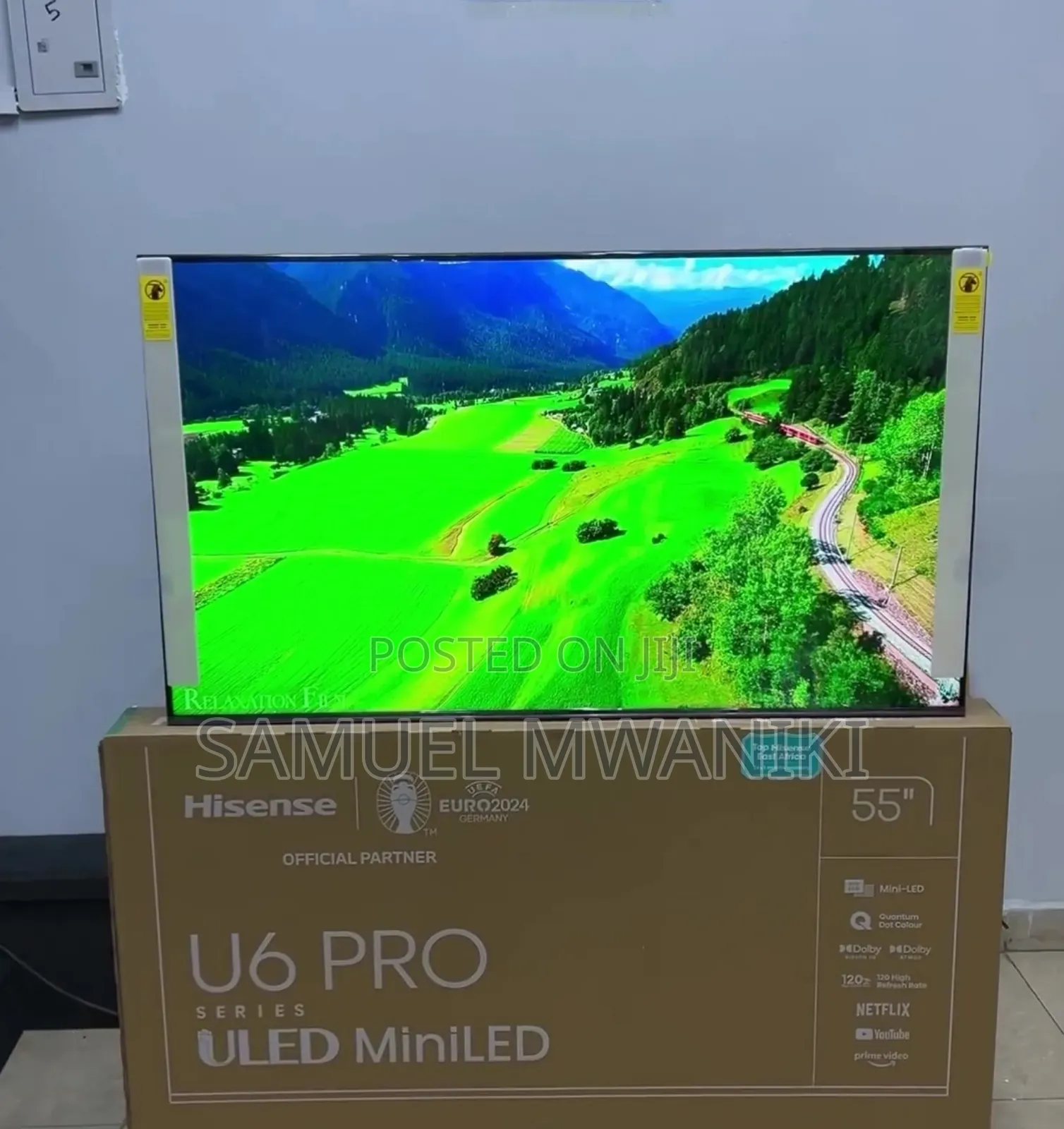 Hisense 55" U6 Mini Led Series Uled Smart Tv New Model