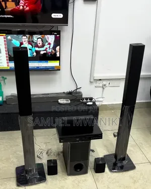 Lg 1000w Home Theater 2 Tall Boy Speakers Lhd647 Bluetooth
