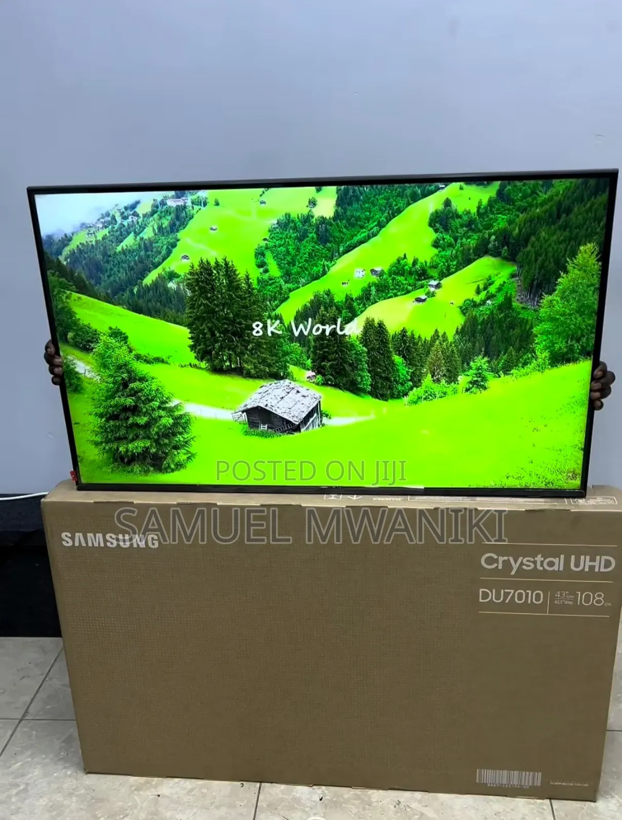 Samsung 43" Crystal Uhd Du7010 Tizen Os Smart Tv New Model