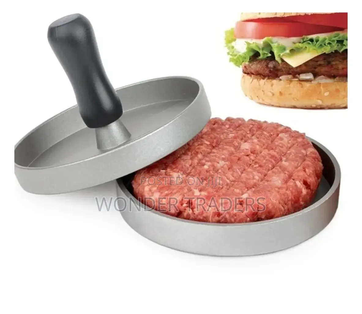 Stainless Steel Burger Press