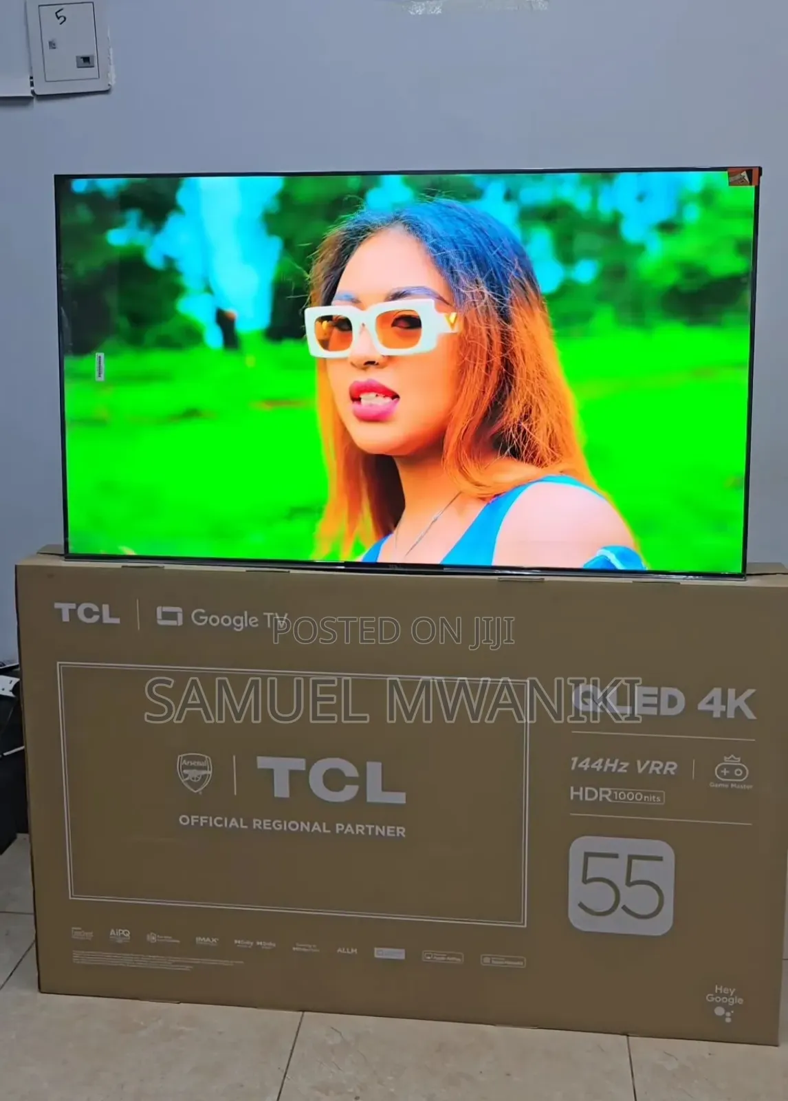 TCL 55'' C745 Qled Gaming TV Uhd HDR 144hz (2024) Model