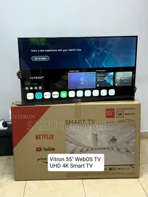 Vitron 55” Webos Smart Uhd Frameless Tv With Magic Remote