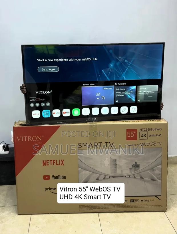 Vitron 55” Webos Smart Uhd Frameless Tv With Magic Remote - thumbnail 4