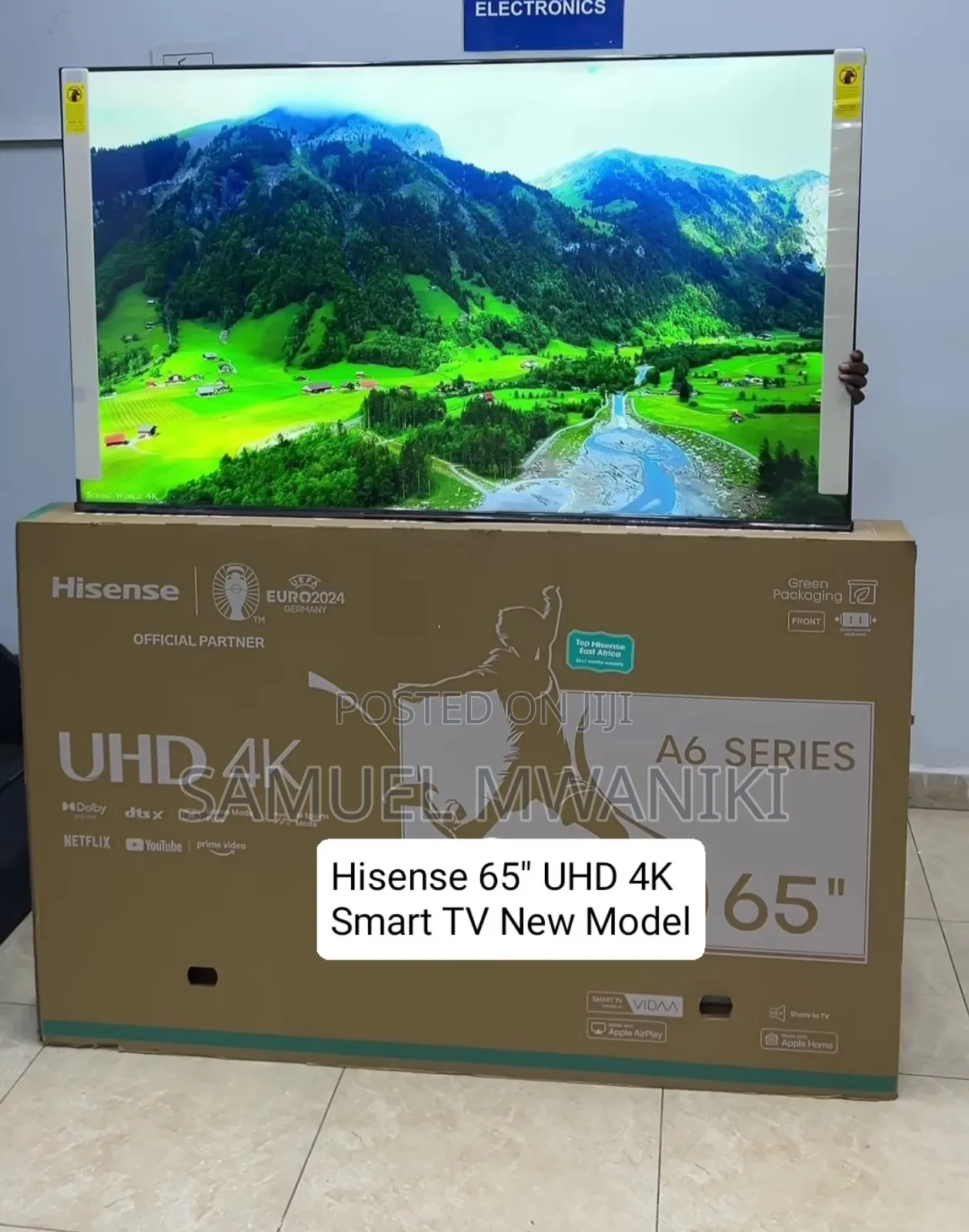Hisense 65" Uhd Smart Tv 65a6k Series New Model
