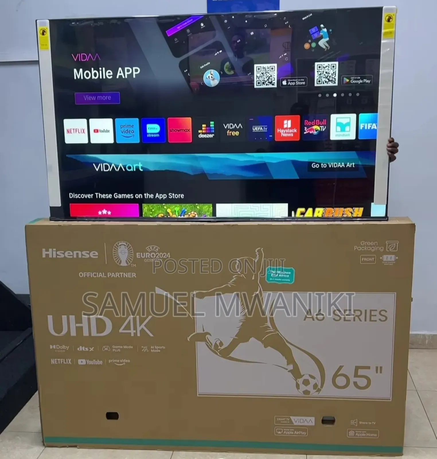 Hisense 65" Uhd Smart Tv 65a6k Series New Model
