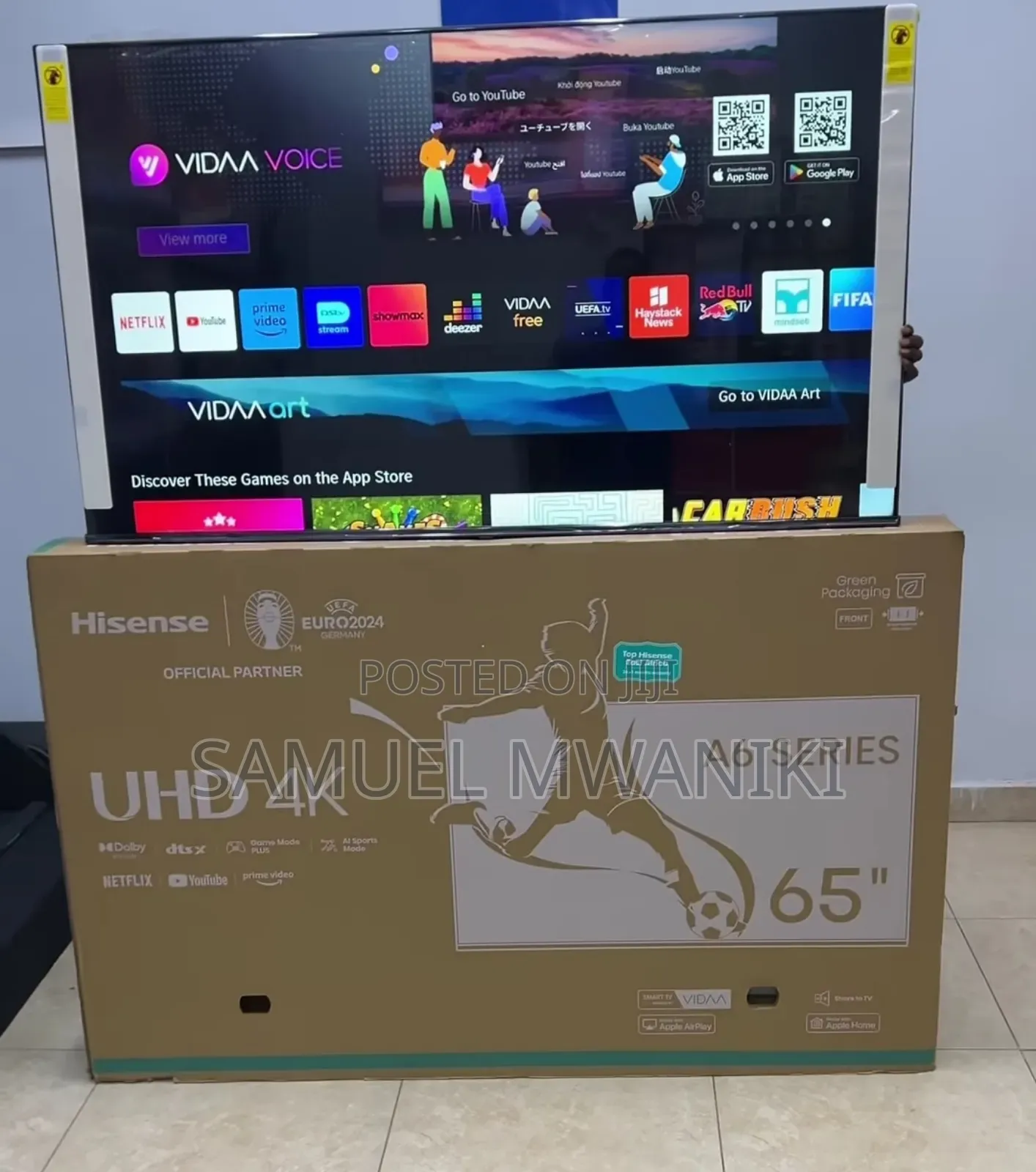 Hisense 65" Uhd Smart Tv 65a6k Series New Model