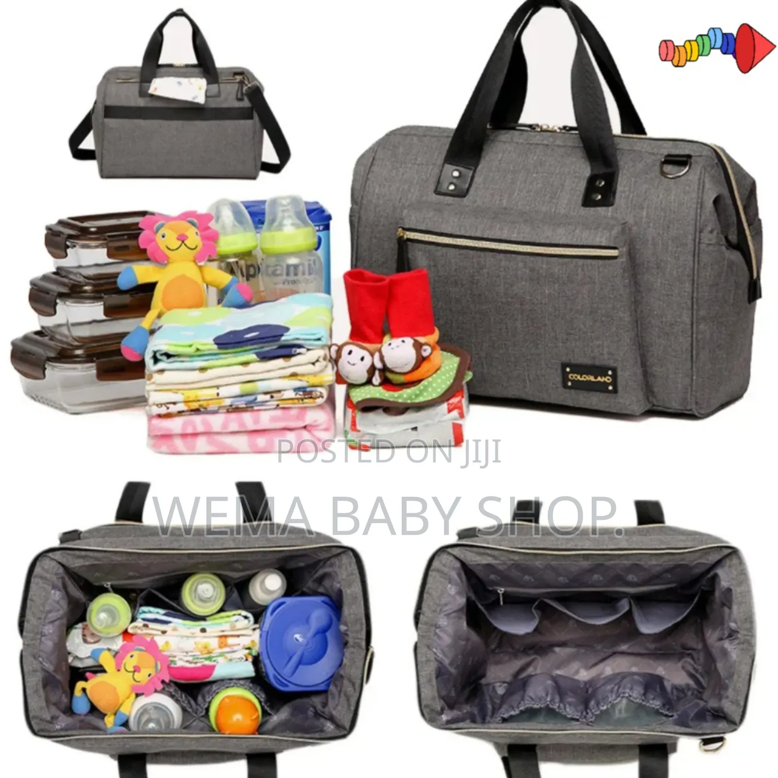 3 in 1 Spacious Ganen Diaper Bag