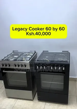 Legacy 60 by 60 3 Gas + 1 Electric Standing Cooker Silver