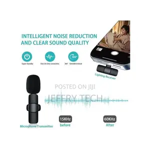 Plug Play Wireless Lavalier Microphone for iPhone, Type