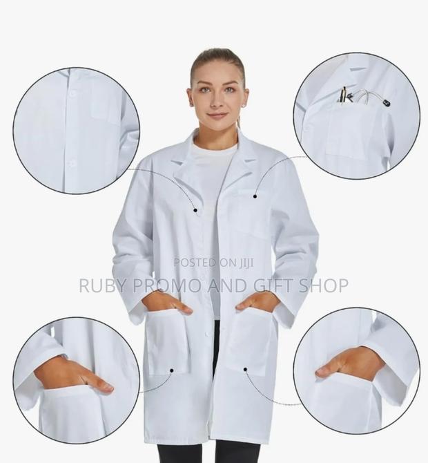 High Quality White Lab Coat - thumbnail 4