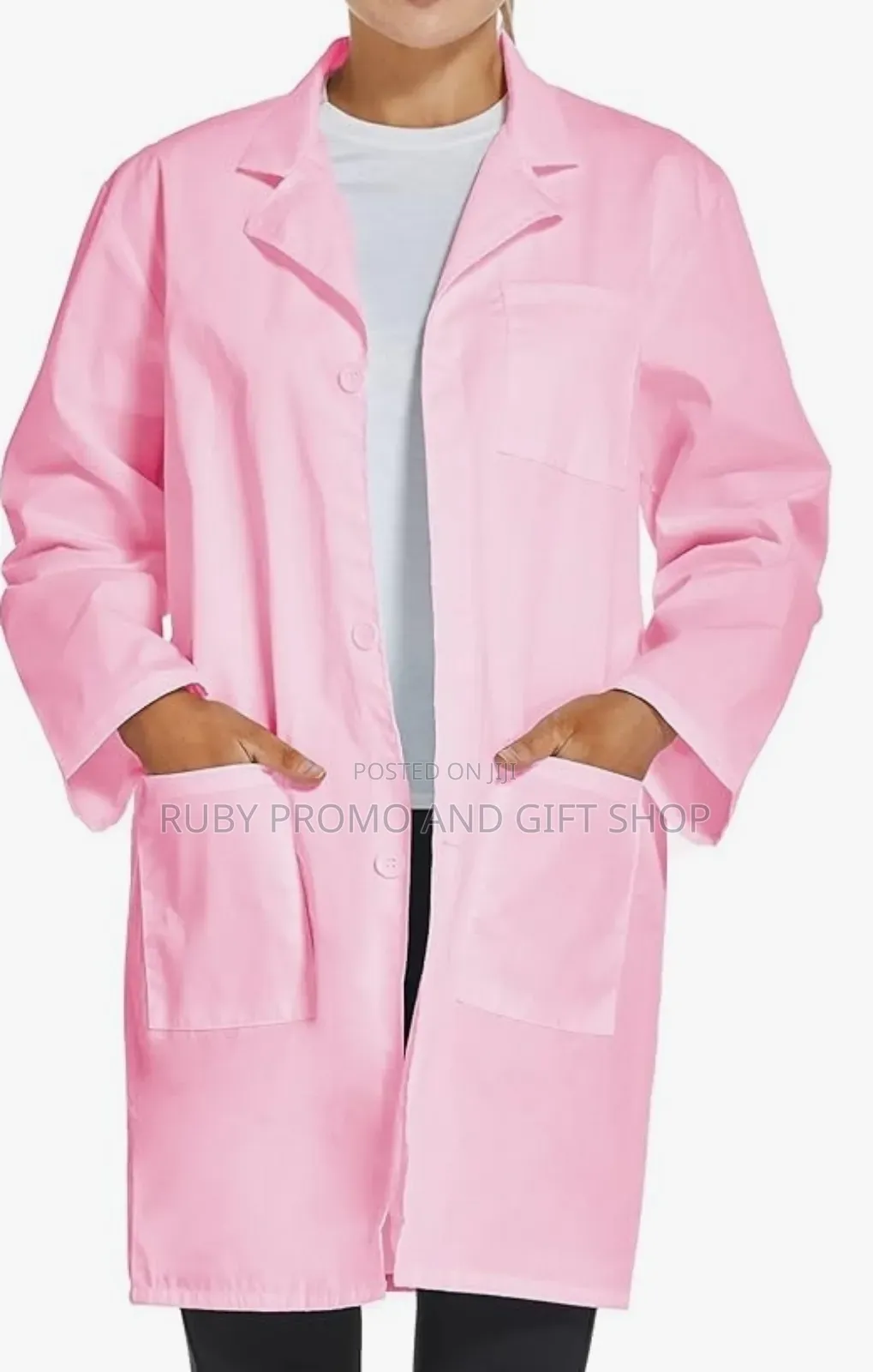 Stylish Quality Pink Lab Coat