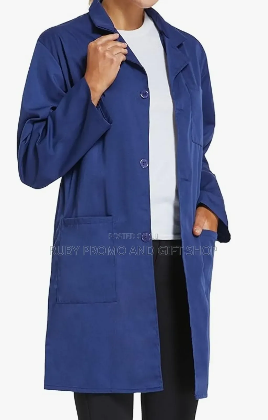 Durable Blue Lab Coat