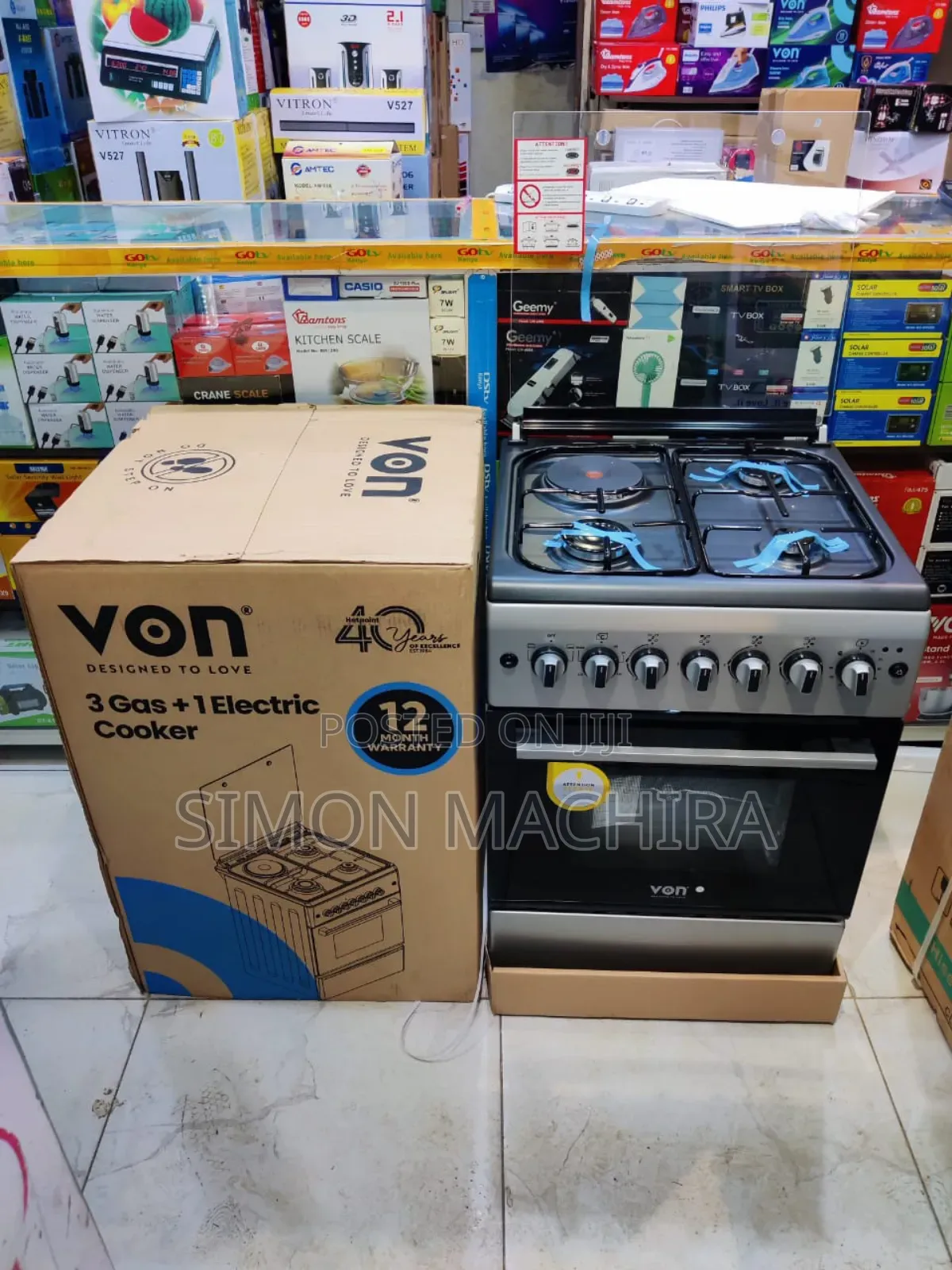 Von Standing Cooker 58 by 58 Cm