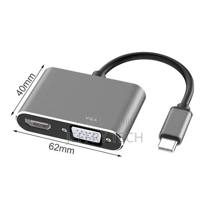 Docking Station USB 3.1 Aluminum Alloy Type-C Video-Grey