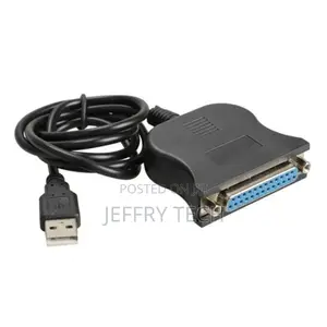 USB Male to DB25 Female Port Printer Parallel Converter-