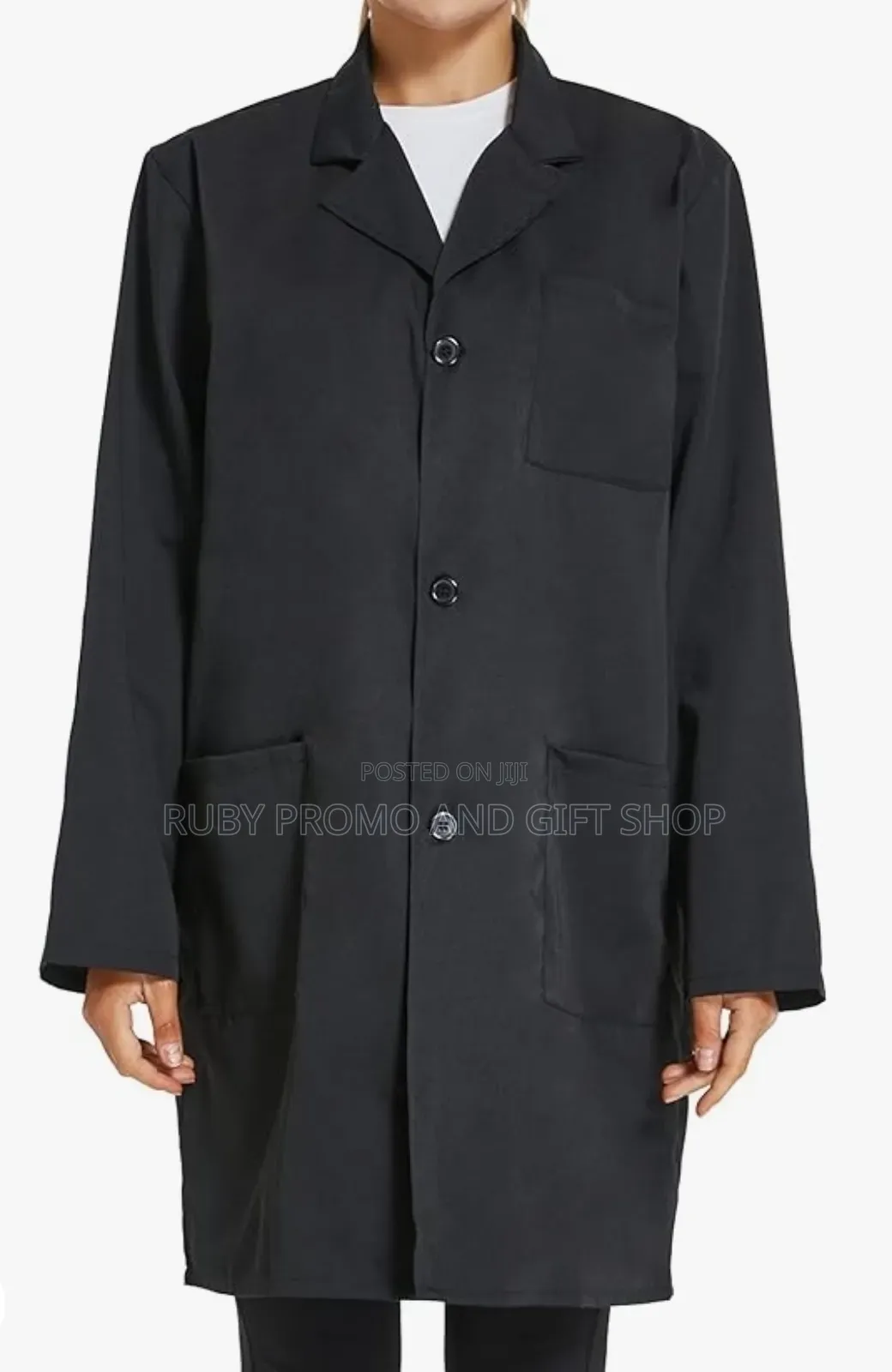 Non Fading Black Lab Coat