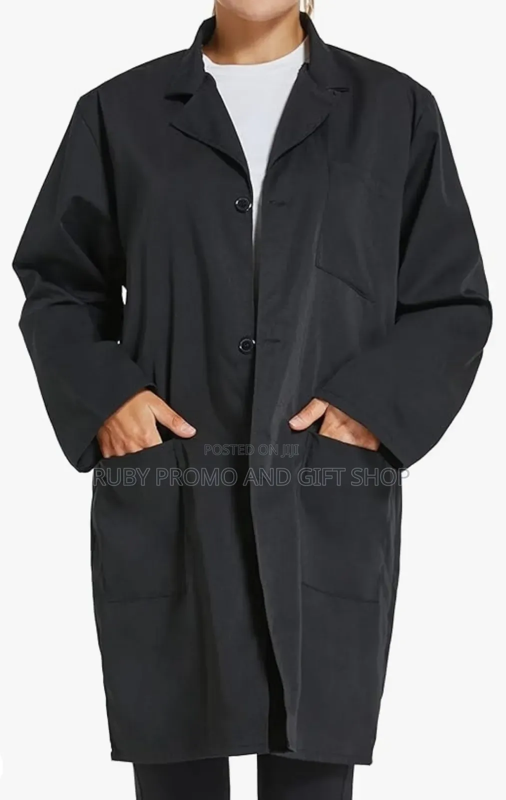 Non Fading Black Lab Coat