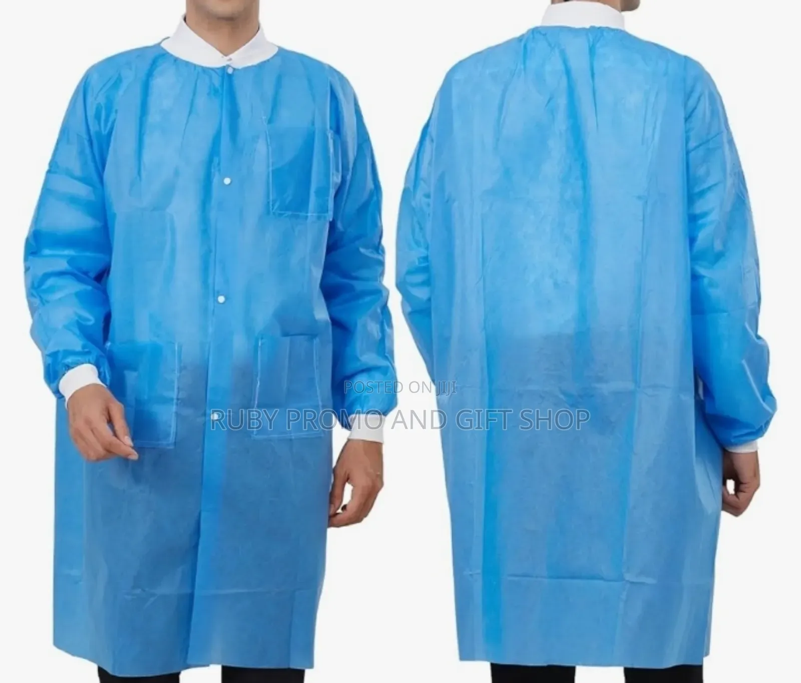 Blue Disposable Lab Coat