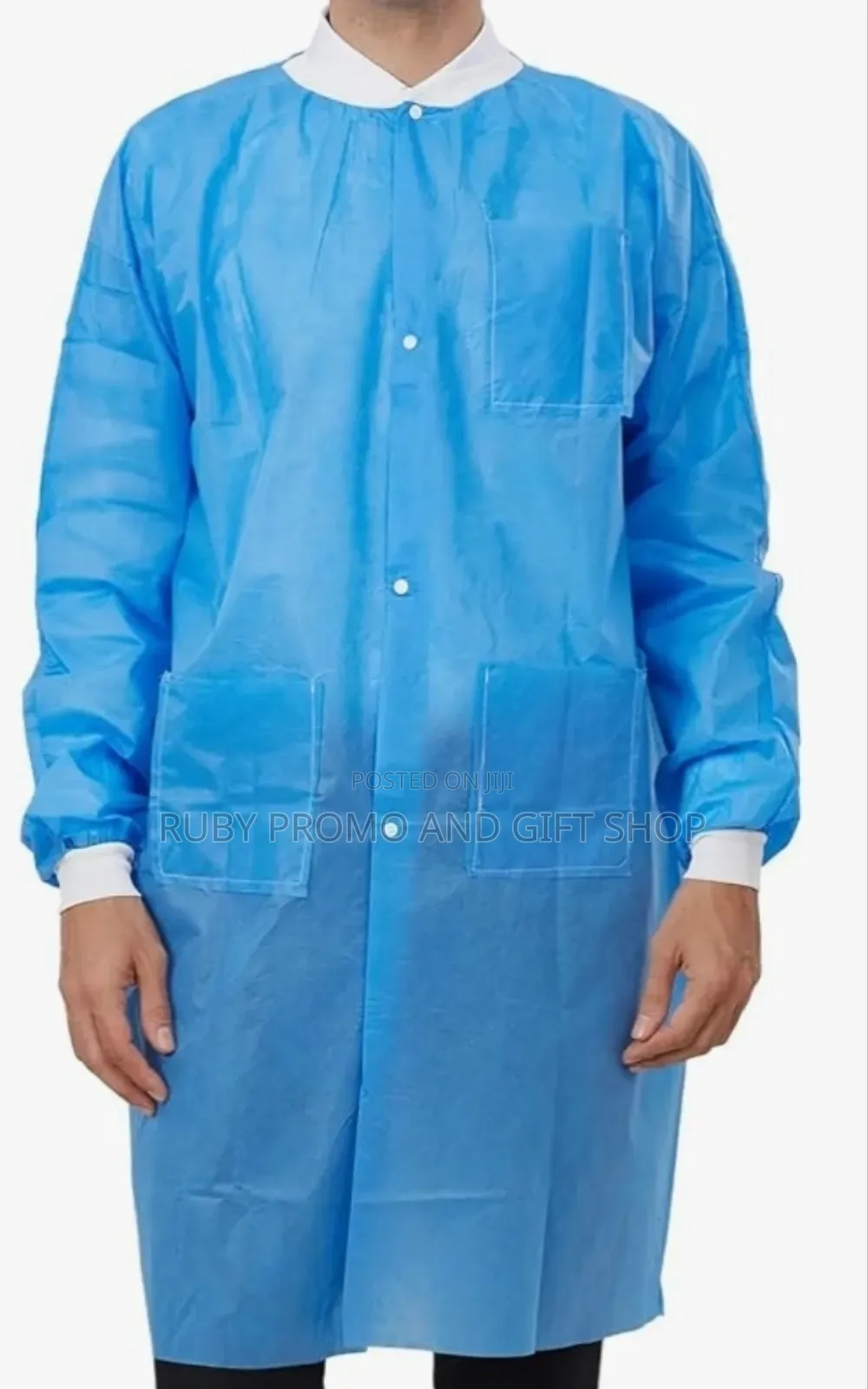 Blue Disposable Lab Coat