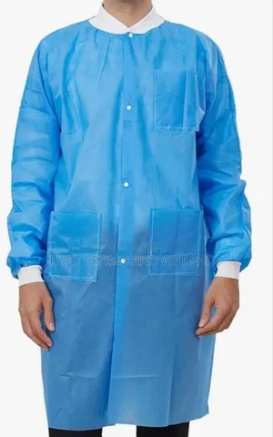 Blue Disposable Lab Coat
