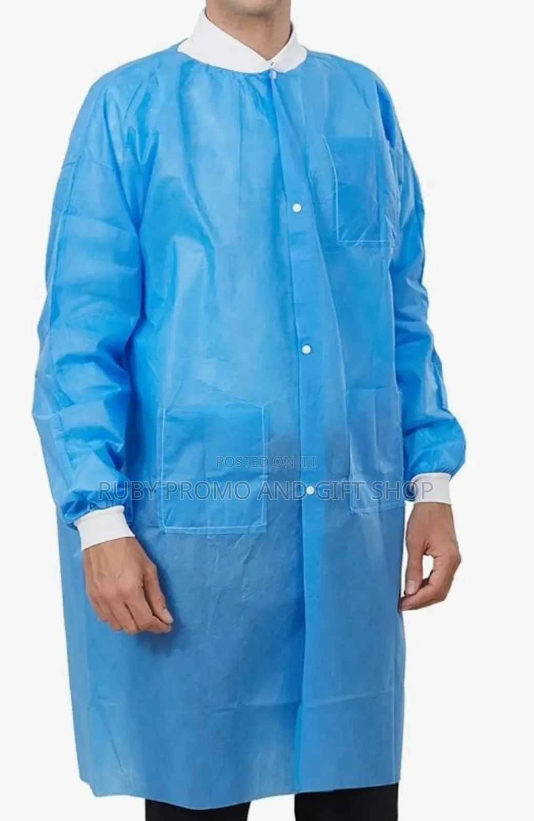 Blue Disposable Lab Coat