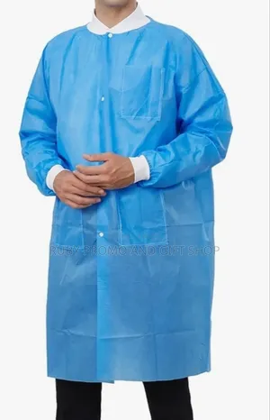 Blue Disposable Lab Coat