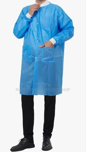 Blue Disposable Lab Coat