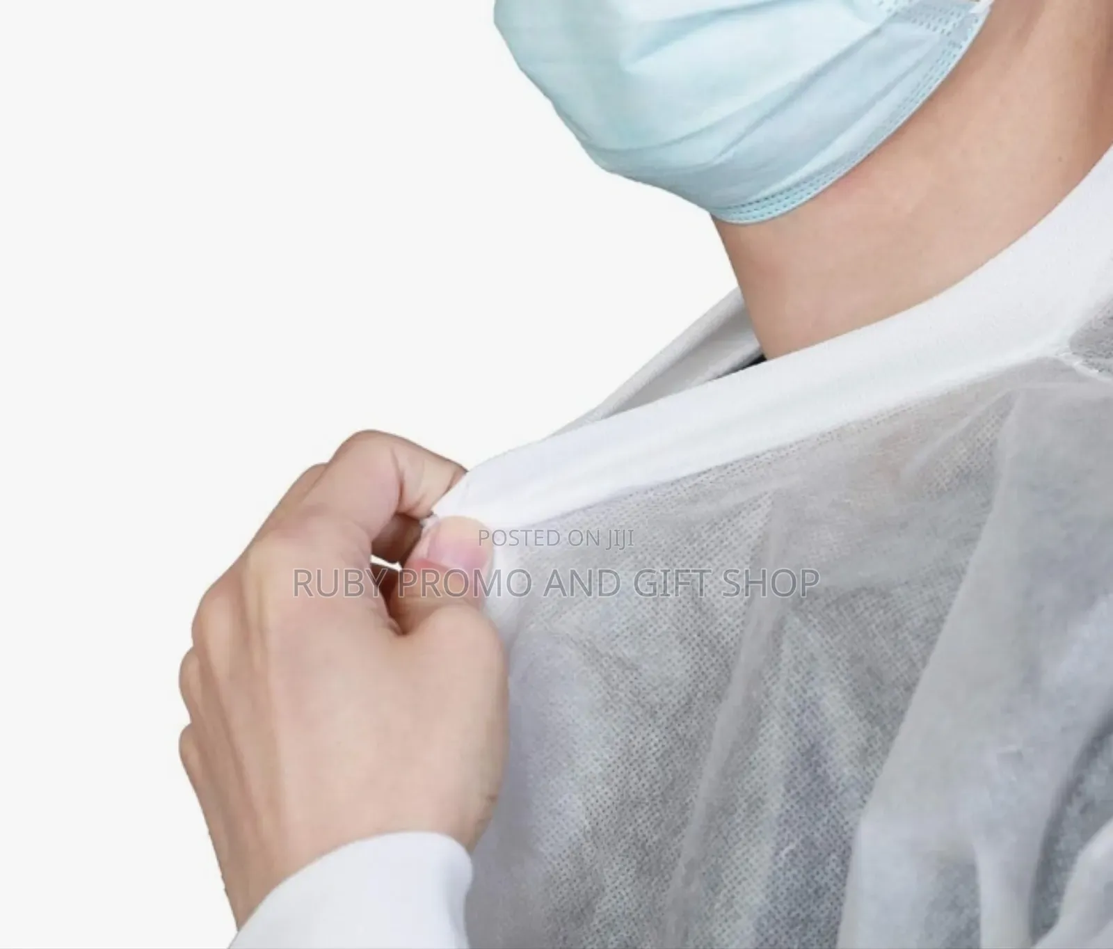 White Disposable Lab Coat