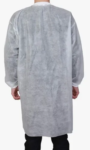 White Disposable Lab Coat