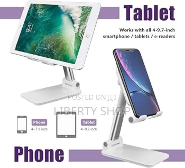 Adjustable Desktop Tablet and Phone Holder Stand - thumbnail 2