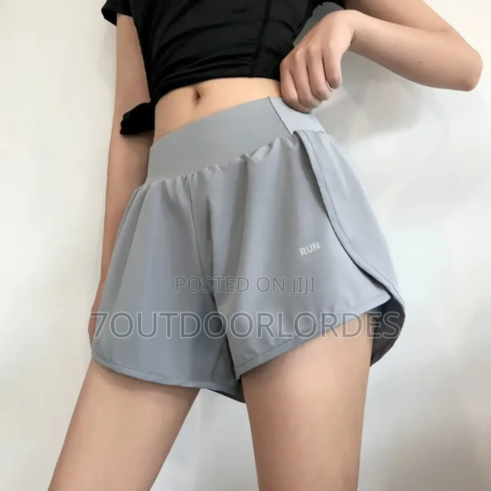 2 in 1 Girls Ladys Gym Shorts