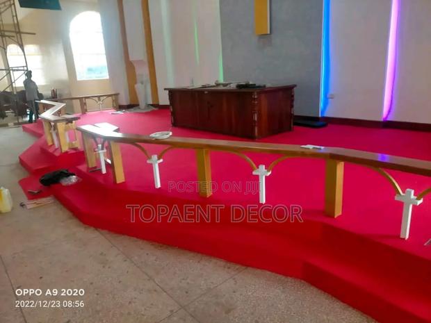 Plain Red Delta Pulpit Wall to Wall Carpets