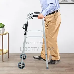 Foldable Walking Frame With Wheel