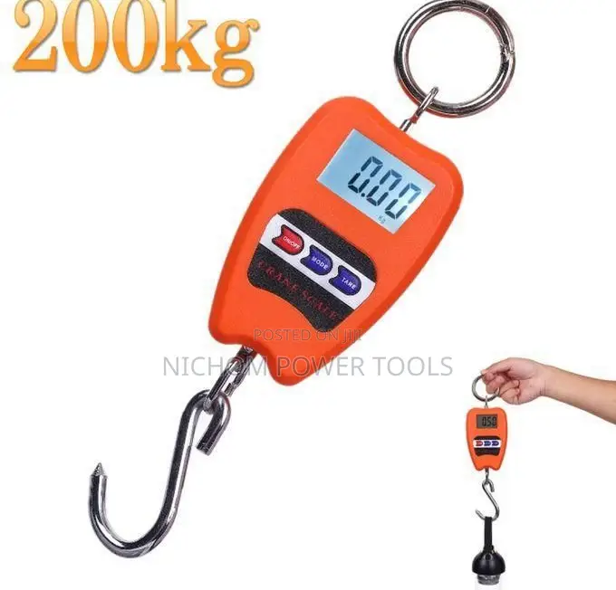 Quality 200 KG Digital Hanging Scale With Accurate Sensors