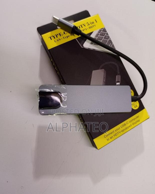 Type C 5 in 1 Usb Lan Hdmi Type C Port